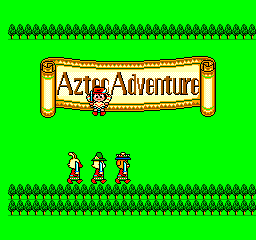 Aztec Adventure - The Golden Road to Paradise Title Screen